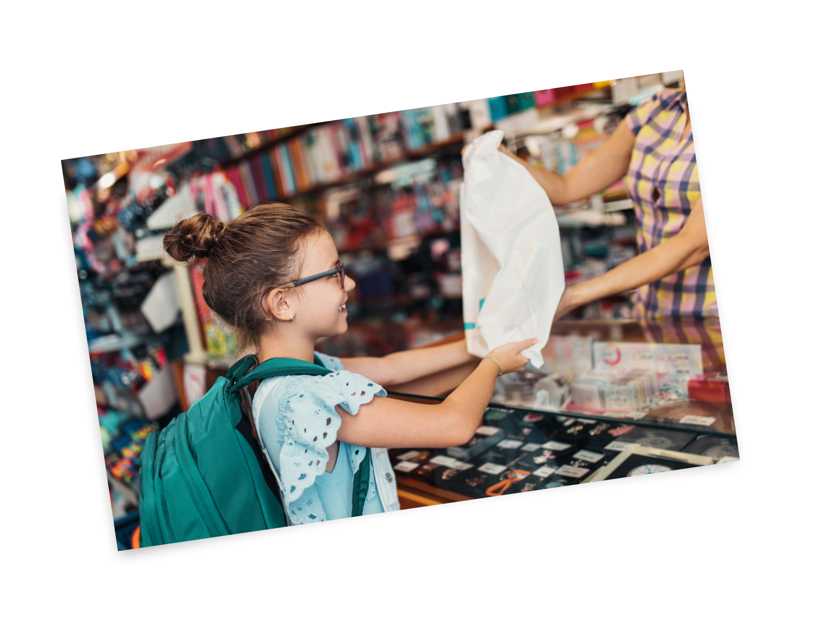 image of child paying for toy