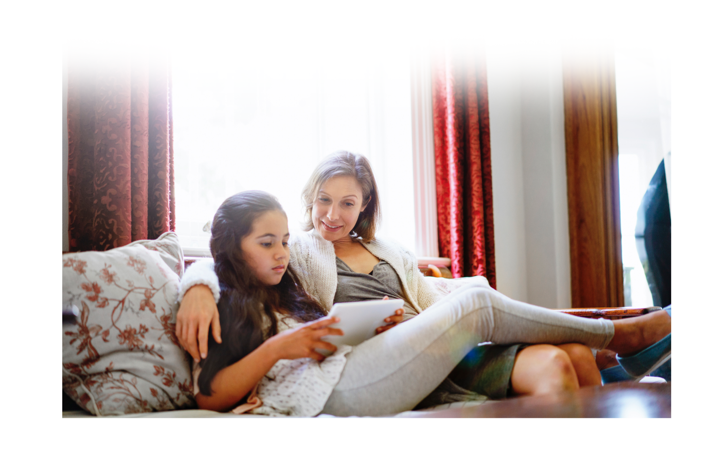 image mother and daughter