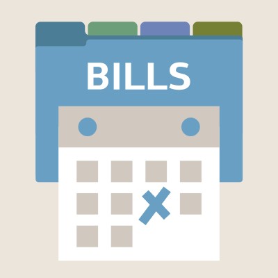 how to organize your bills on a spreadsheet